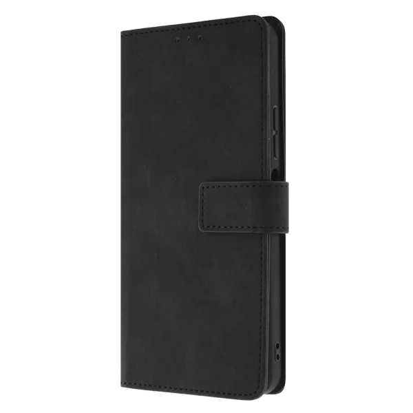 Калъф тефтер Smart Velvet за Xiaomi Redmi 13C / 13C 5G / Poco C65, Черен 1