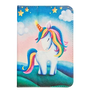Universal GreenGo Candy Wallet Case for Tablet 7 - 8 inch, Unicorn