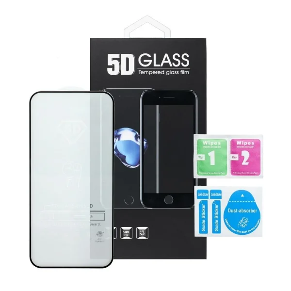 5D Full Glue Tempered Glass Protector for Samsung Galaxy S24 FE, Black 2