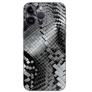 Фолио Протектор за гърба на iPhone 14 Pro max, Abstract Square 3D