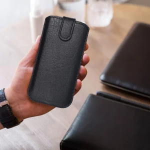 Универсален калъф с издърпване Kora 2 за iPhone 12 Pro Max/ Samsung Note / 20 / 20 Ultra / A20s / A71 / S10 Lite /S20 Plus 170x89, Черен 5
