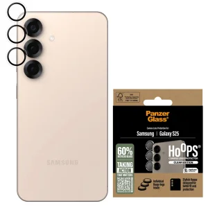 Стъклен Протектор за камера PanzerGlass Hoops Lens Protector за Samsung Galaxy S25, Прозрачен