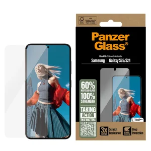 Стъклен Протектор PanzerGlass за Samsung Galaxy S25 / S24, Ultra-Wide Fit