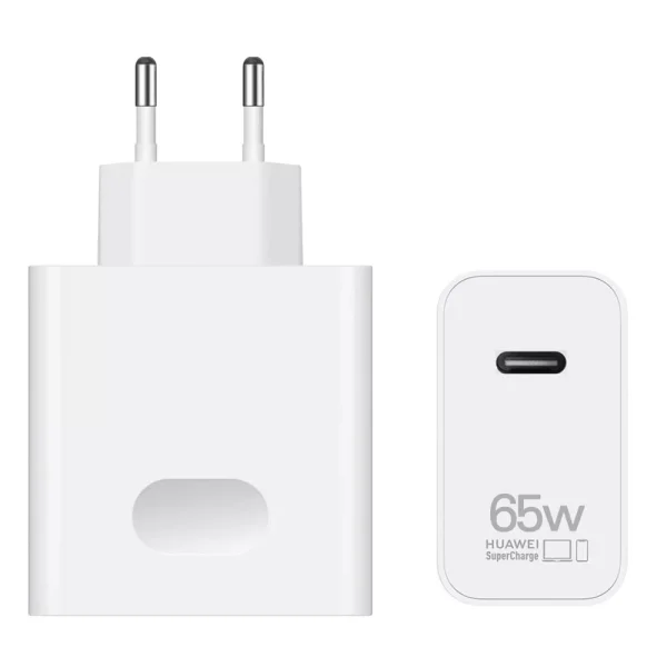 Зарядно Huawei 65W HW-200325EP1, Бял, Bulk 3