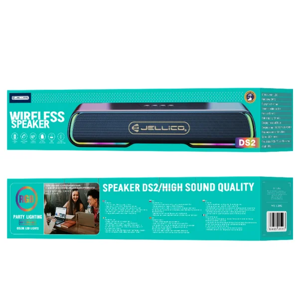 Portable speaker Jellico DS2 Bluetooth speaker, Black 4