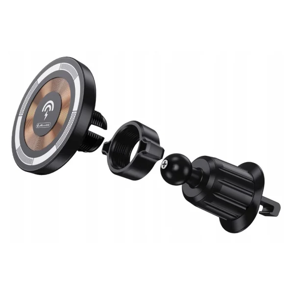 Стойка за кола Jellico W14, MagSafe, Wireless Car, 15W, Черен 3