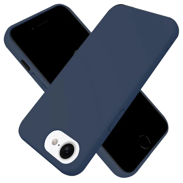 Swissten Soft Joy Silicone Case for iPhone 16e/17e, Blue 1