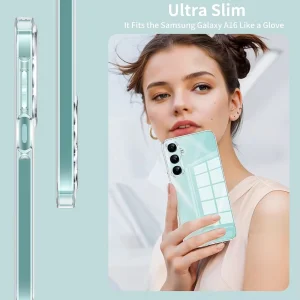 Силиконов калъф Swissten за Samsung Galaxy A16 5G, Прозрачен 4