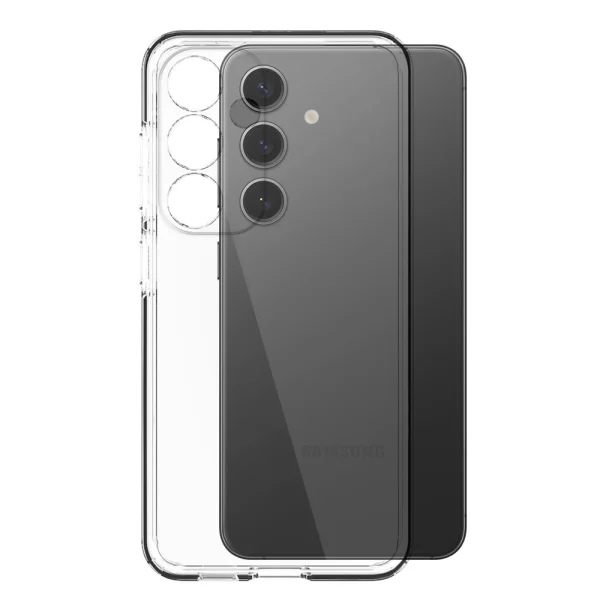 Силиконов калъф Swissten за Samsung Galaxy S25 Plus 5G, Прозрачен 1