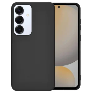 Silicone Case Swissten Soft Joy for Samsung Galaxy S25 5G, Black 3