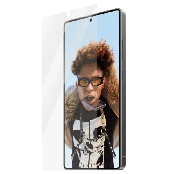 Glass Protector SAFE for Samsung S25 Ultra, Ultra-Wide Fit, Transparent 2