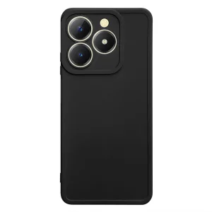Силиконов калъф Matte за Realme C61, Черен