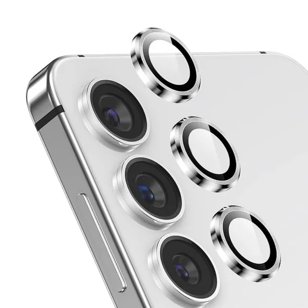 Стъклени протектори за камера Metal Ring за Samsung Galaxy S25 Plus, Сребрист 1
