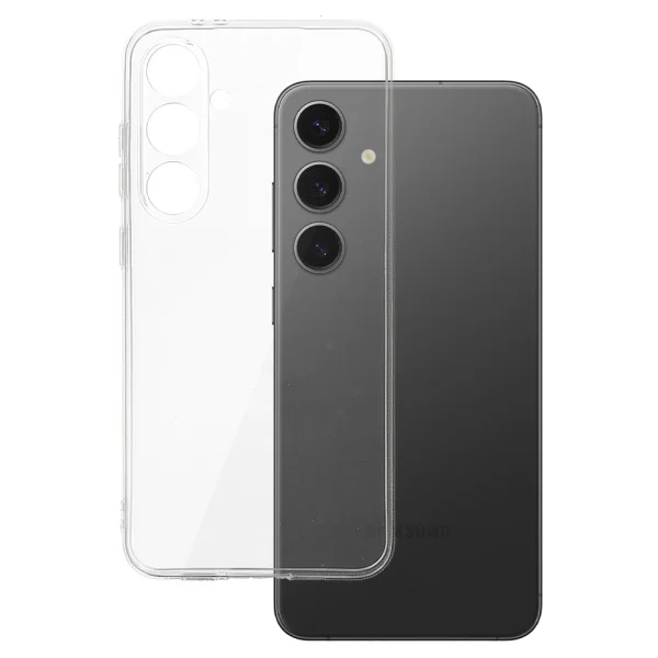Silicone Case for Samsung Galaxy S25, 0.5 mm, Transparent 1
