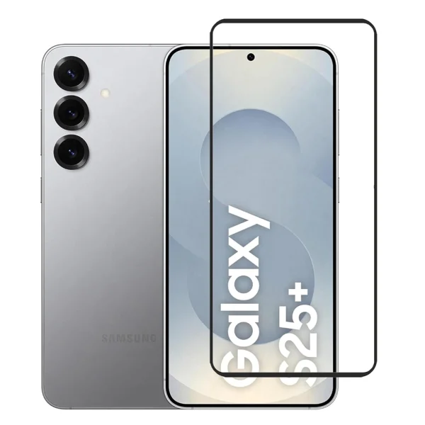 Стъклен Протектор OG Full Glue 5D за Samsung Galaxy S25 Plus, Черен 2