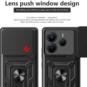 Shockproof case Techsuit CamShield for Xiaomi Redmi Note 14 5G, Black 3