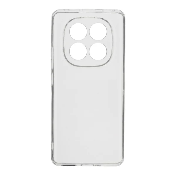 Techsuit Clear Silicone Case for Xiaomi Redmi Note 14 Pro+ 5G, Transparent 2