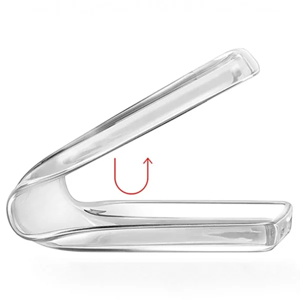 Techsuit Clear Silicone Case for Xiaomi Redmi Note 14 Pro+ 5G, Transparent 3