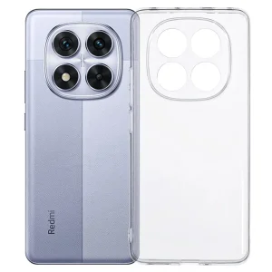 Силиконов калъф Techsuit Clear за Xiaomi Redmi Note 14 Pro+ 5G, Прозрачен