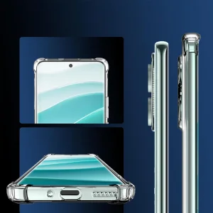 Silicone Case Techsuit Shockproof for Xiaomi Redmi Note 14 Pro+ 5G, Transparent 4