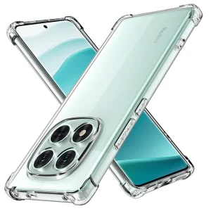 Силиконов калъф Techsuit Shockproof за Xiaomi Redmi Note 14 Pro+ 5G, Прозрачен