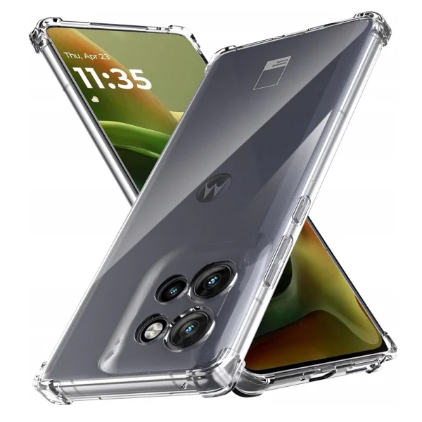 Силиконов калъф Techsuit Shockproof за Motorola Moto G15 / G15 Power, Прозрачен 1