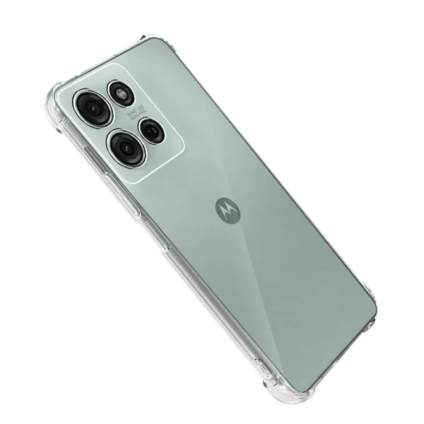 Силиконов калъф Techsuit Shockproof за Motorola Moto G15 / G15 Power, Прозрачен 2