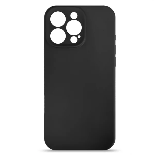 Силиконов калъф Silicone Lite за iPhone 16 Pro Max, Черен 2