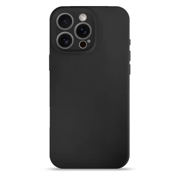 Силиконов калъф Silicone Lite за iPhone 16 Pro Max, Черен 1