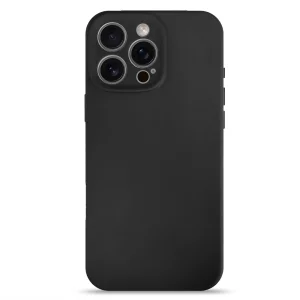 Силиконов калъф Silicone Lite за iPhone 16 Pro Max, Черен