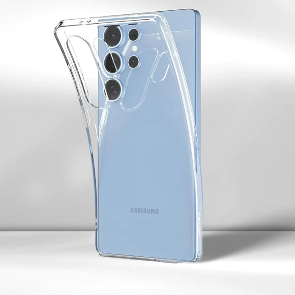 Силиконов калъф Spigen Liquid Crystal за Samsung Galaxy S25 Ultra, ACS08948, 8809971237796, Прозрачен 2
