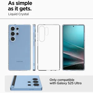 Силиконов калъф Spigen Liquid Crystal за Samsung Galaxy S25 Ultra, ACS08948, 8809971237796, Прозрачен 4