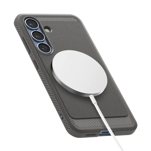 Spigen Rugged Armor Mag MagSafe Case for Samsung Galaxy S25, ACS08999, 8809971238304, Gray 6