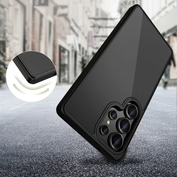 Shockproof Case TECH-PROTECT Magmat for Samsung Galaxy S25 Ultra, Black 3