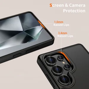 Shockproof Case TECH-PROTECT Magmat for Samsung Galaxy S25 Ultra, Black 4
