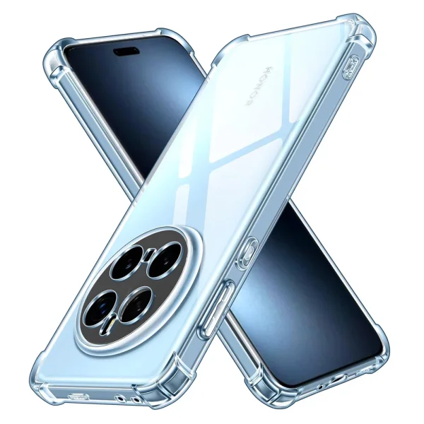 Silicone Case Anti Shock for Honor Magic 7 Pro, 1.5mm, Transparent 2