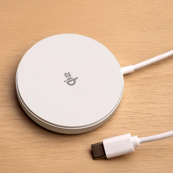 Forever Mawc-300 Wireless Q12 15W Wireless Charger, Silver 2