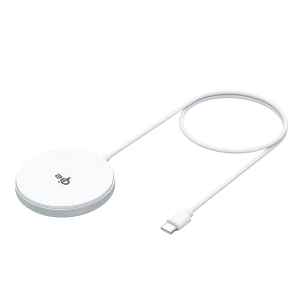 Forever Mawc-300 Wireless Q12 15W Wireless Charger, Silver 1