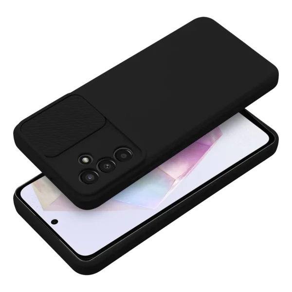 Silicone Case Camshield Soft for Samsung Galaxy A35 5G, Black 3
