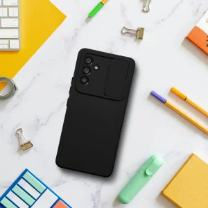 Silicone Case Camshield Soft for Samsung Galaxy A35 5G, Black 4