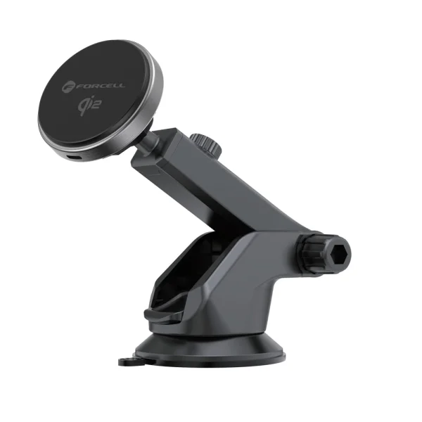 Поставка за кола с безжично зареждане FORCELL F-GRIP magnetic MagSF Qi2 15W, Сив 3