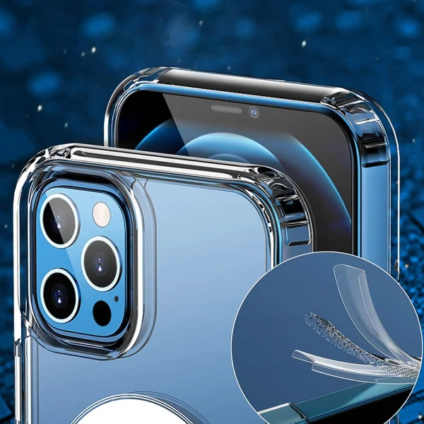 Shockproof MagSF case for iPhone 12 Pro Max, Transparent 2