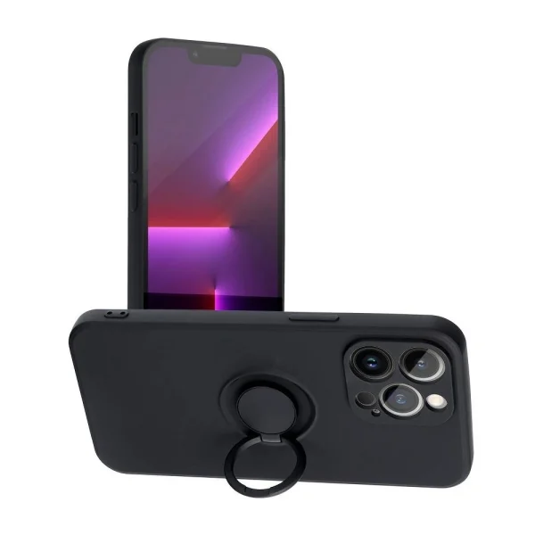 Силиконов калъф Silicone Ring за iPhone 12 Pro Max, Черен 2