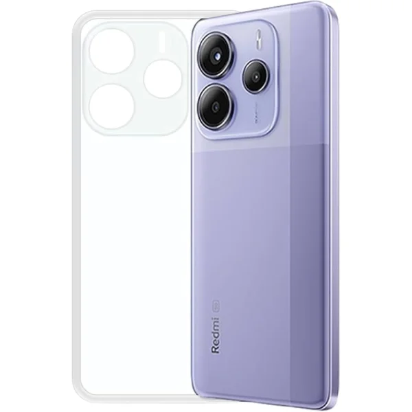 Silicone case for Xiaomi Redmi Note 14 5G, 2mm, Transparent 1
