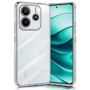 Silicone case for Xiaomi Redmi Note 14 5G, 2mm, Transparent 3