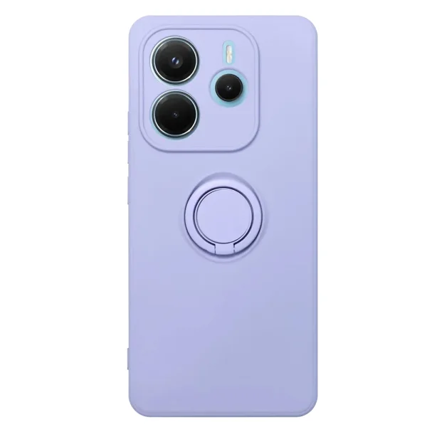 Силиконов калъф Silicone Ring за Xiaomi Redmi Note 14 5G, Лилав 1