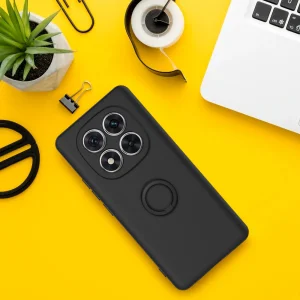 Silicone Ring case for Xiaomi Redmi Note 14 Pro Plus 5G, Black 3