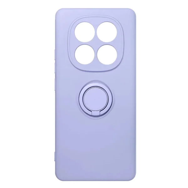 Silicone Case Silicone Ring for Xiaomi Redmi Note 14 Pro Plus 5G, Purple 2