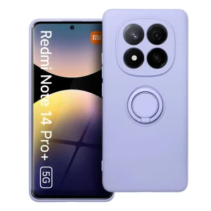 Silicone Case Silicone Ring for Xiaomi Redmi Note 14 Pro Plus 5G, Purple 4