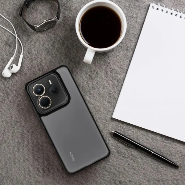 Удароустойчив калъф VARIETE за Xiaomi Redmi Note 14 5G, Черен 4
